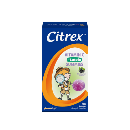 [ BUY 1 FREE 1 ] Citrex Vitamin C + Lutein Gummies 60S Blackcurrant