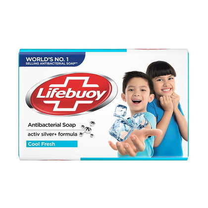 [BUY 1 FREE 1] Lifebuoy Bar Soap Cool Fresh 80g X 3