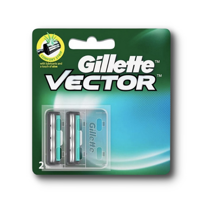[ BUY 1 FREE 1 ] Gillette Vector Plus Cartridge 2's