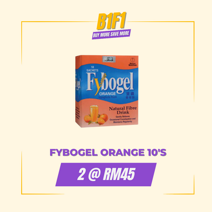 [BUY 1 FREE 1] Fybogel Orange 10's X 2