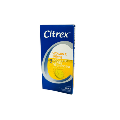 Citrex Vitamin C 500mg + B-Complex & D3 Plus Effervescent Tablet TP