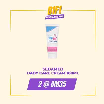 [BUY 1 FREE 1 ]Sebamed Baby Care Cream 100ml X 2