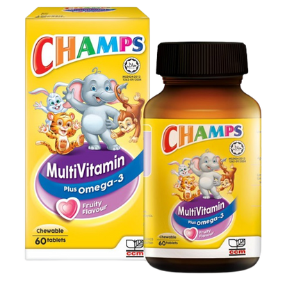 Champs Multivitamin + Omega-3 (Fruity Flavour) 60's