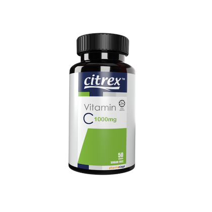 [BUY 1 FREE 1] Citrex Vitamin C 1000mg 50's