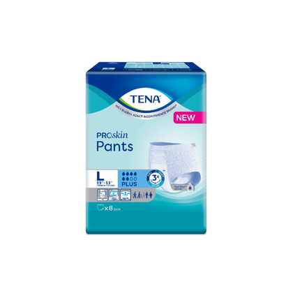 Tena Pants Plus Adult Diapers 8's (L)