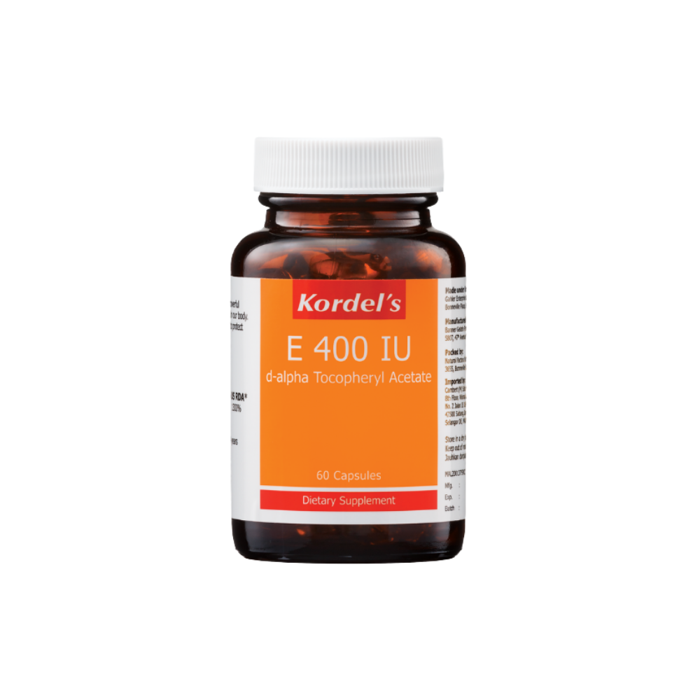 Kordel's Vitamin E 400IU 60's
