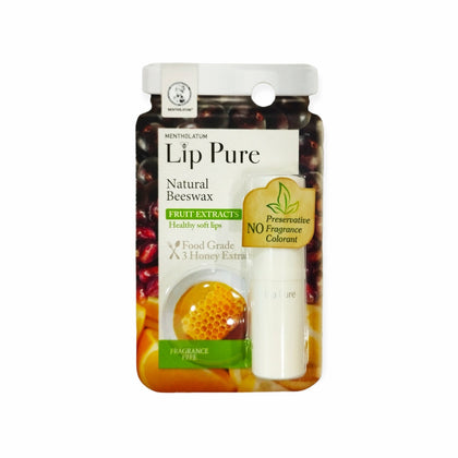 Mentholatum Lip Pure Natural Beeswax