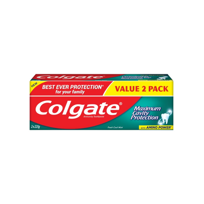 Colgate Toothpaste Fresh Cool Mint 2x225g