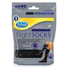 [BUY 1 FREE 1] Scholl Cotton Feel Flight Socks (6.5-9)