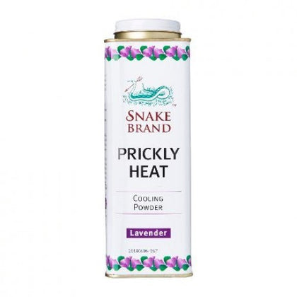 Snake Brand Prickly Heat Powder (Lavender) 300g