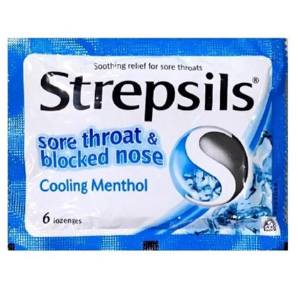 [BUY 1 FREE 1] Strepsils Cooling Menthol 6's