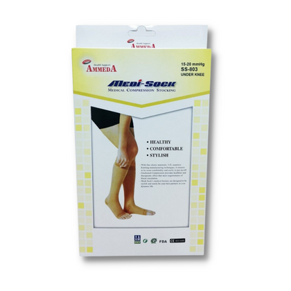 [BUY 1 FREE 1]  Ammeda Medi Sock Under Knee (Xxl)