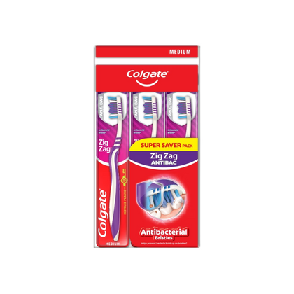 Colgate Toothbrush Zigzag 3's (Soft)
