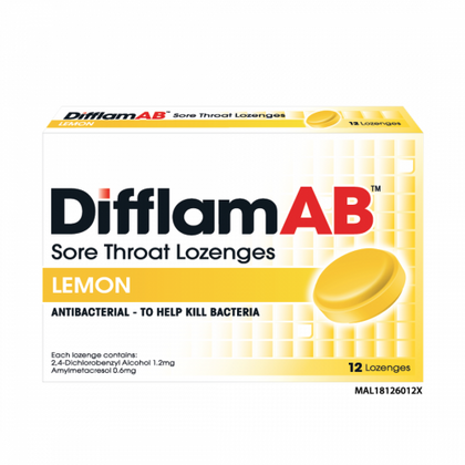 Difflam AB Honey Lemon 12'S