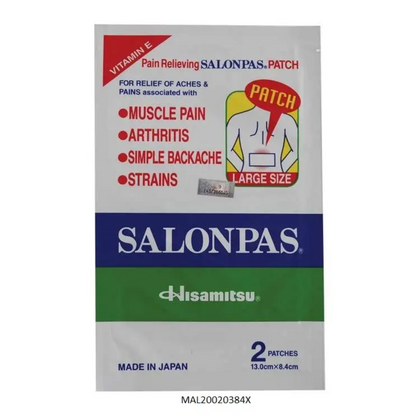 [BUY 1 FREE 1] Salonpas Patch Large 2'S