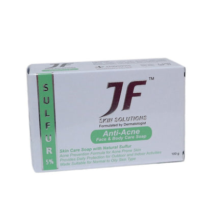 [BUY 1 FREE 1] Jf Sulphur 5% Soap Green 100g