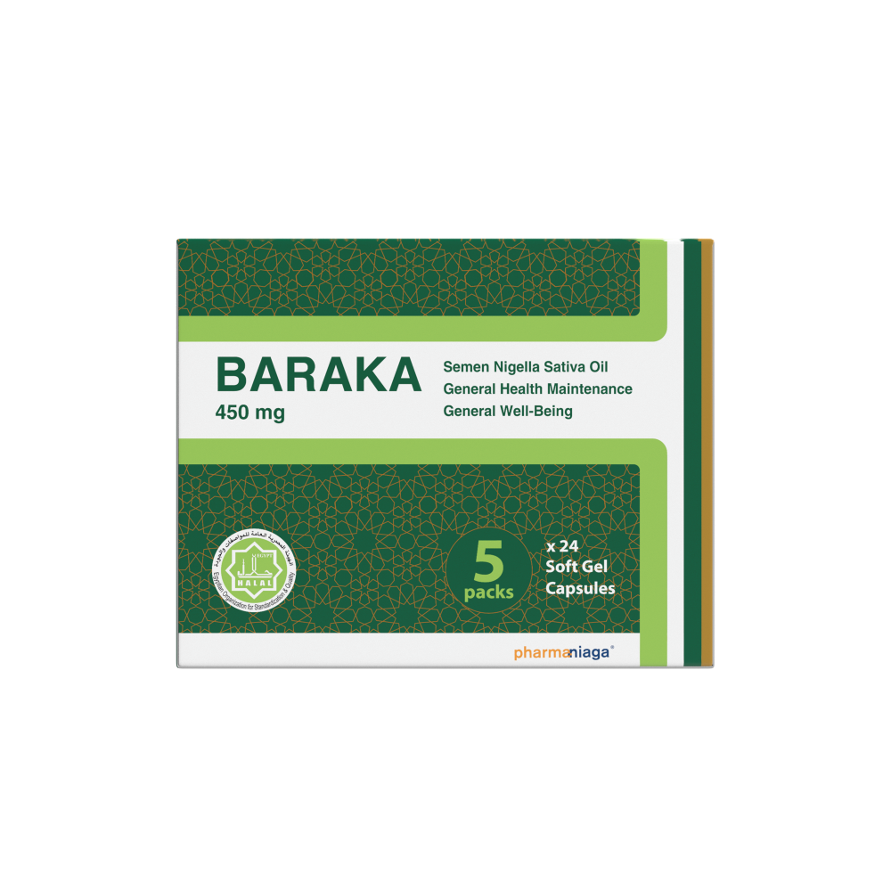 Pharmaniaga Baraka 450mg [Pack Of 5] WS [EXPIRED 10/2024]