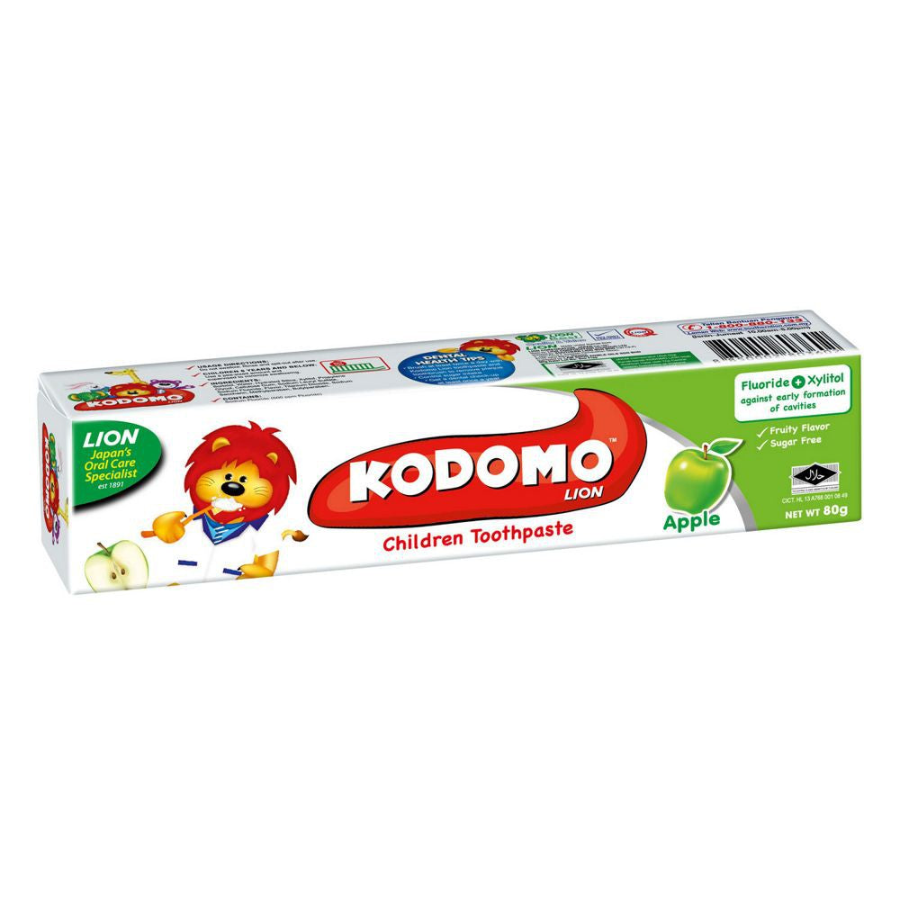 Kodomo Lion Toothpaste For Children Apple Flavour 80g