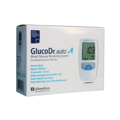 [BUY 1 FREE 1] Gluco Dr. Auto A Blood Glucose Monitoring System x 2