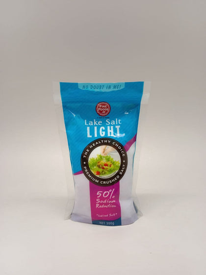 Fine Foods Lake Salt Light 300g/Pouch