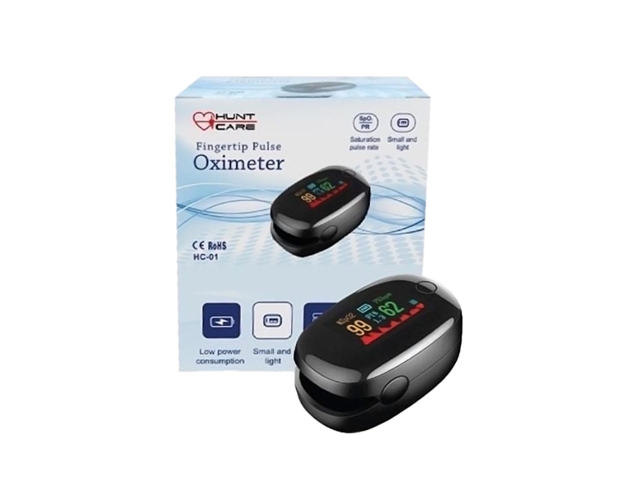 Huntcare Oximeter Ad-hc White