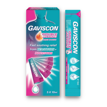Gaviscon Liquid Double Action 5x10ml