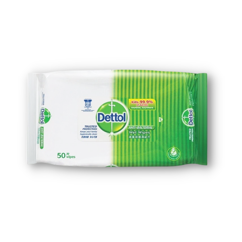Dettol Anti-bacterial Wipes 50's