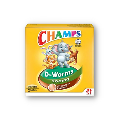 Champs D-worms 200mg 2's