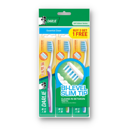 Darlie Toothbrush Bi-level Soft Buy 2 Free 1