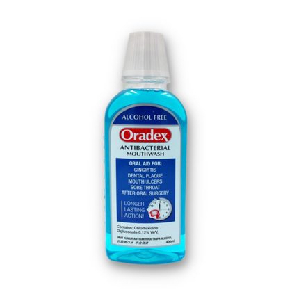 Oradex Antibacterial Mouthwash 400ml