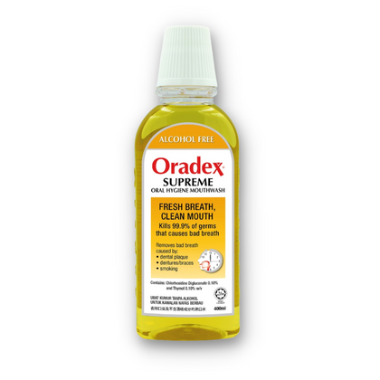 Oradex Supreme Mouthwash 400ml