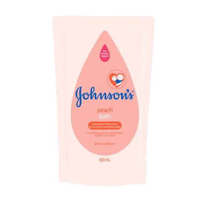 Johnsons Bath Peach 600ml