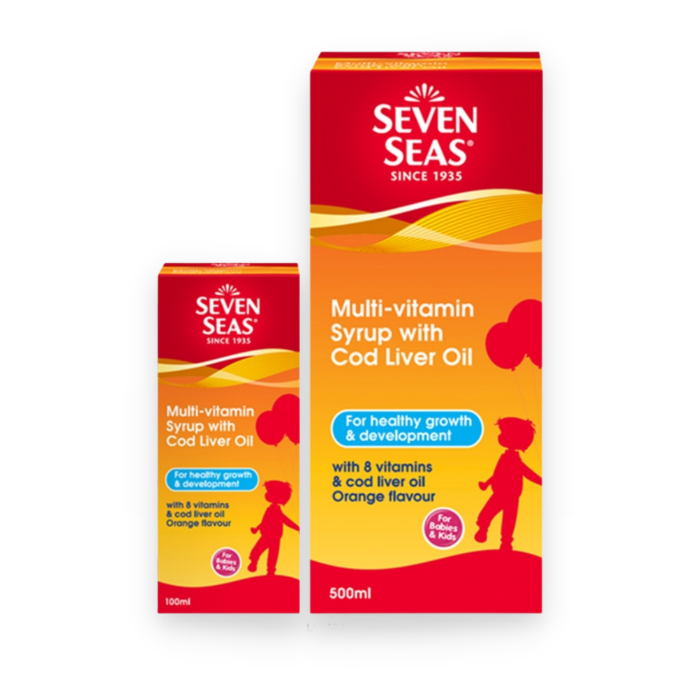 Seven Seas Multi-vitamin Syrup 500ml + 100ml