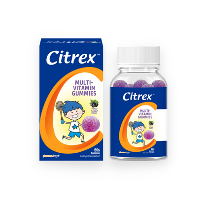 [ BUY 1 FREE 1 ]Citrex Multivitamin Gummies Blackcurrant 60's