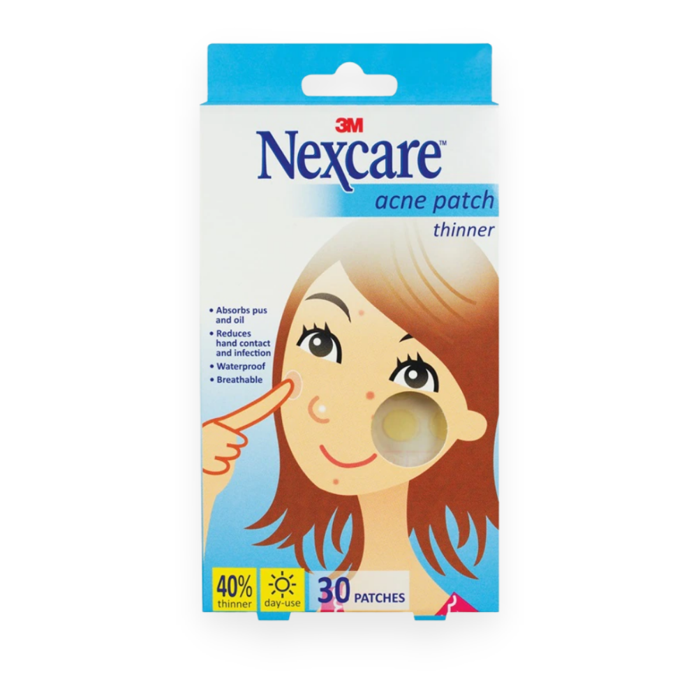 Nexcare Acne Patch Thinner 30's