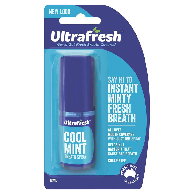 Ultrafresh Breath Spray Cool Mint 12ml