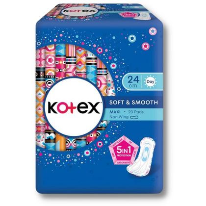 Kotex Soft & Smooth Maxi Non-wing 20's