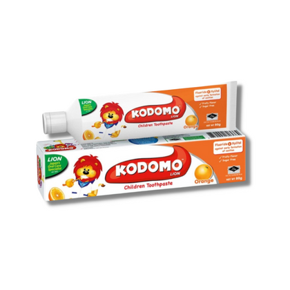 Kodomo Lion Toothpaste For Children Orange Flavour 80g