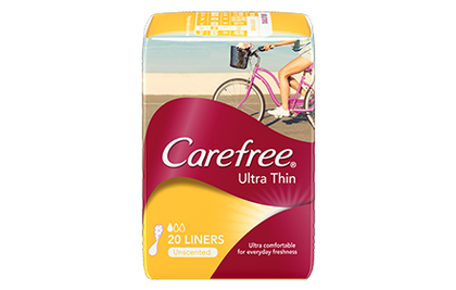 Carefree Pantiliner Ultra Thin Unscented 20's