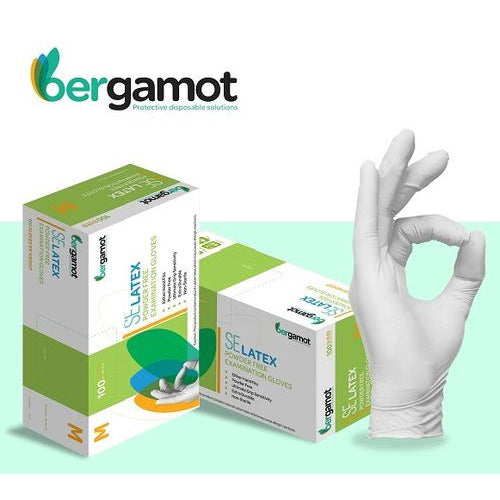 Bergamot Latex Powdered Glove (M) 100's