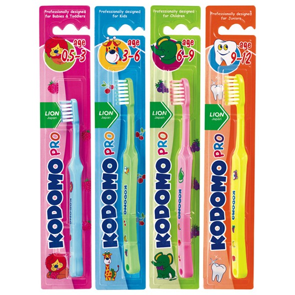 Kodomo Progress Toothbrush 1 [6 Months-3 Years]
