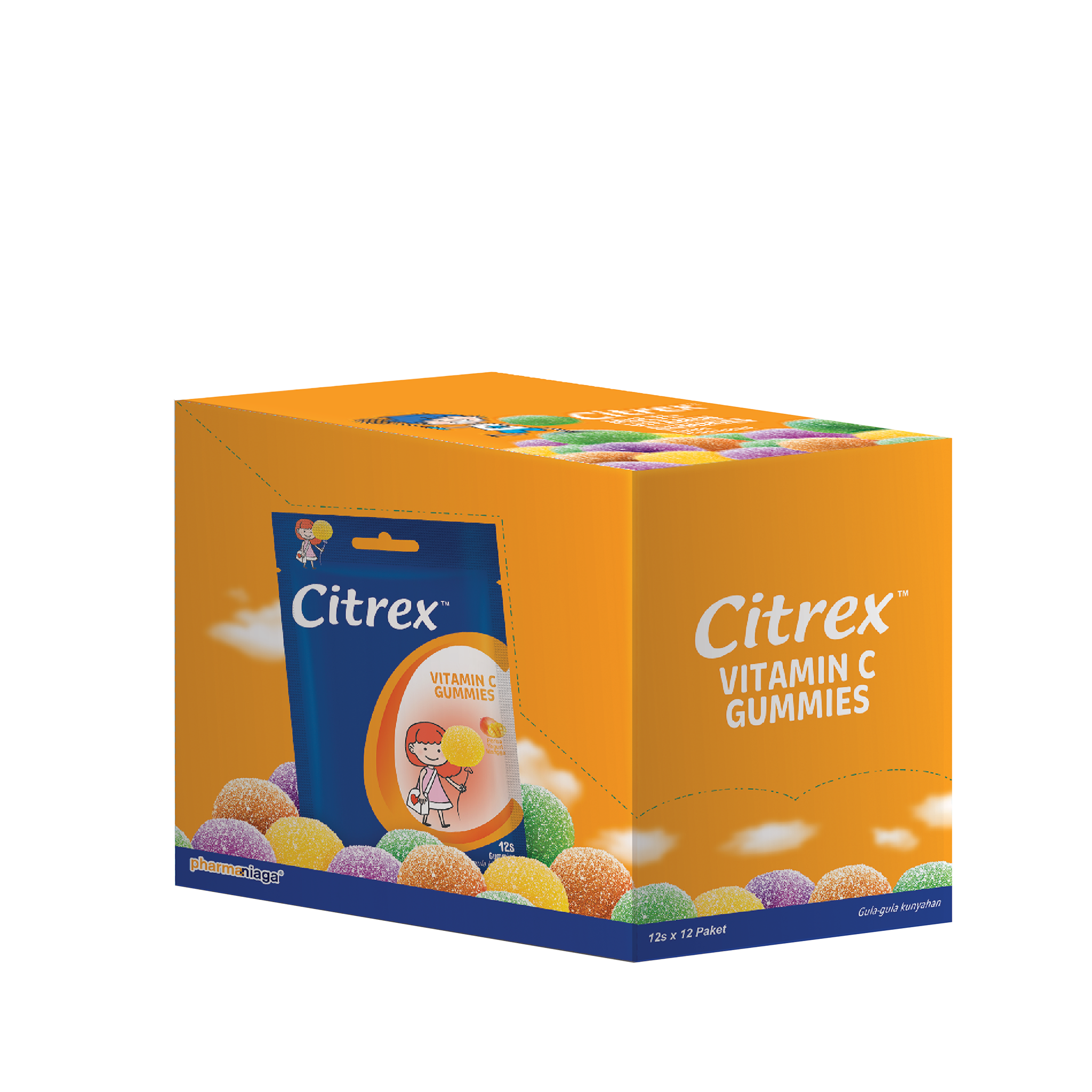 Citrex Vitamin C Gummies Mango 12S