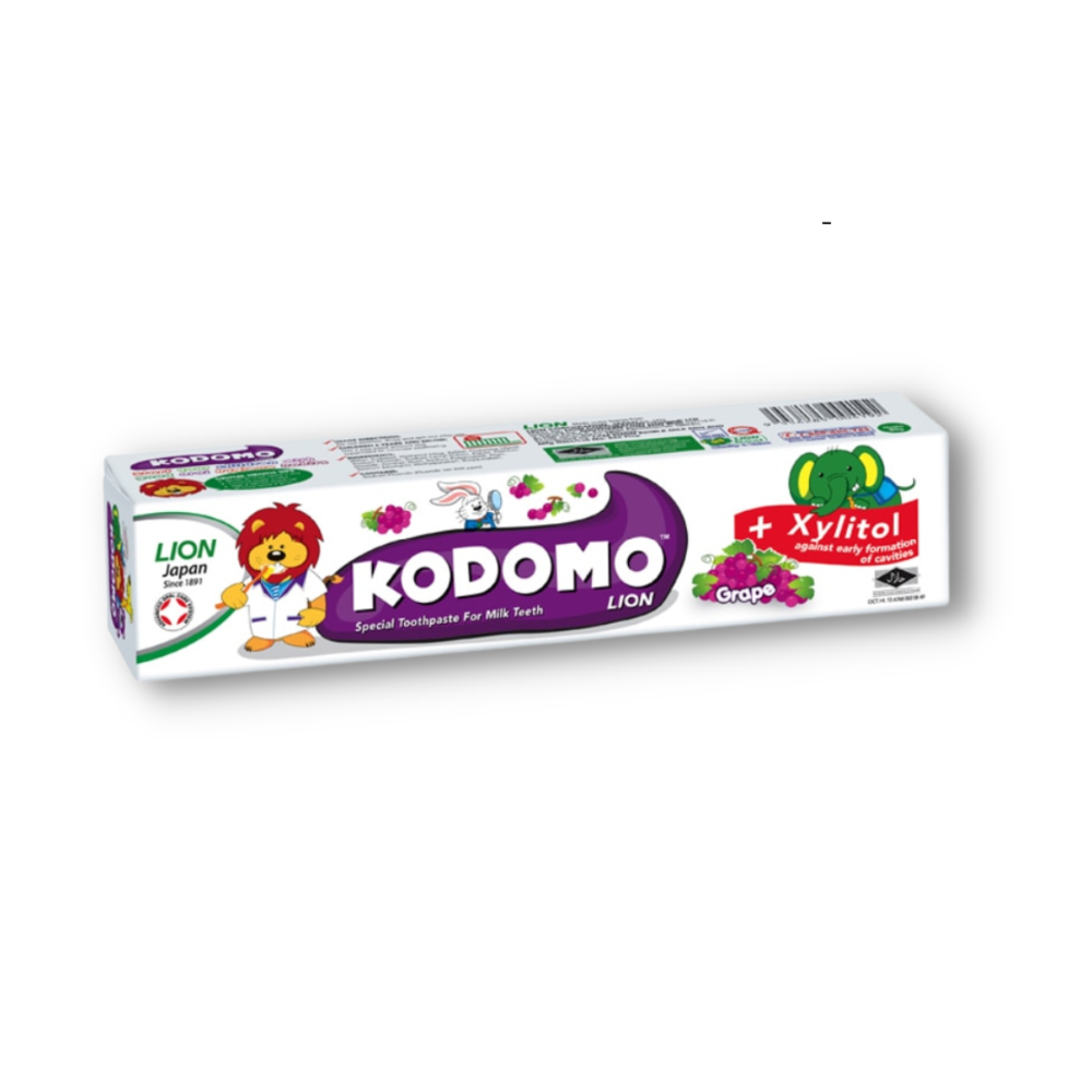 Kodomo Lion Toothpaste For Children Grape Flavour 80g