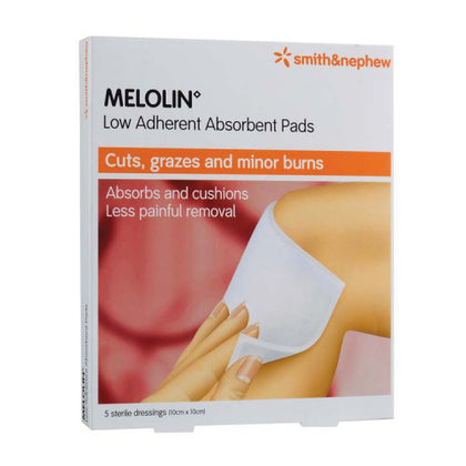 S&n Melolin Absorbent Pads 10cmx10cm 5's